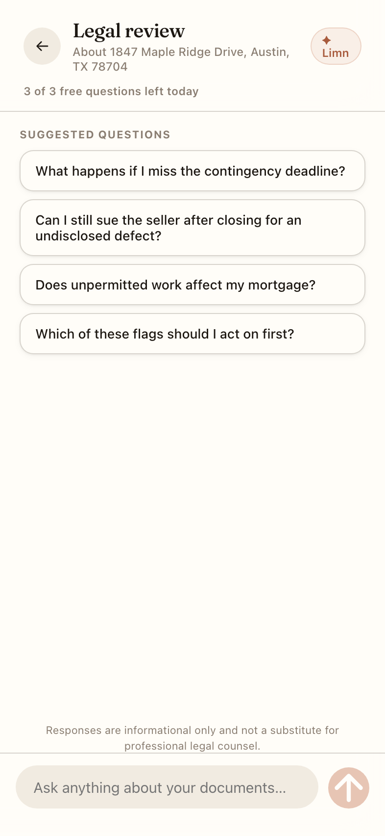 Legal chat